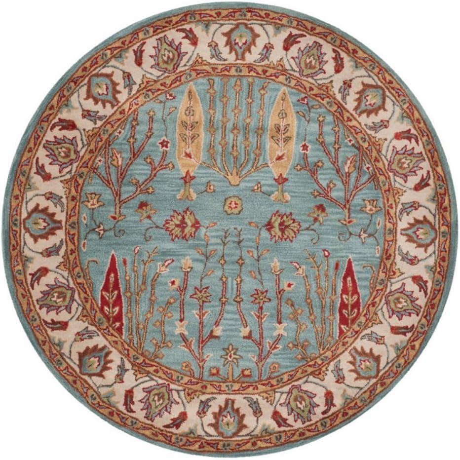 Heritage HG735 Hand Tufted Area Rug - Blue/Ivory - 3'x5' - Safavieh.