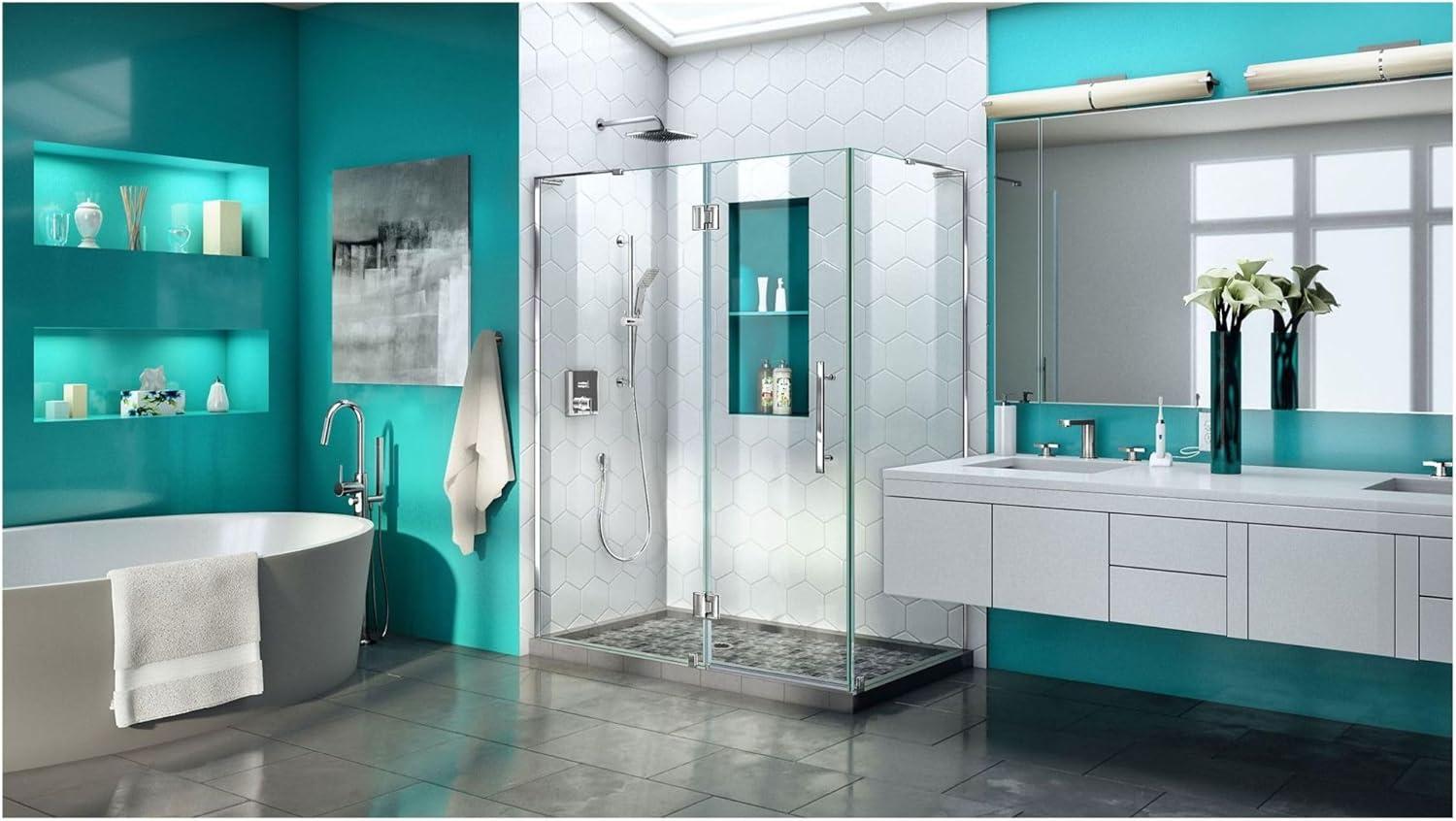 DreamLine Quatra Plus 46.38" x 72" Rectangle Shower Enclosure SHEN-1434460-09