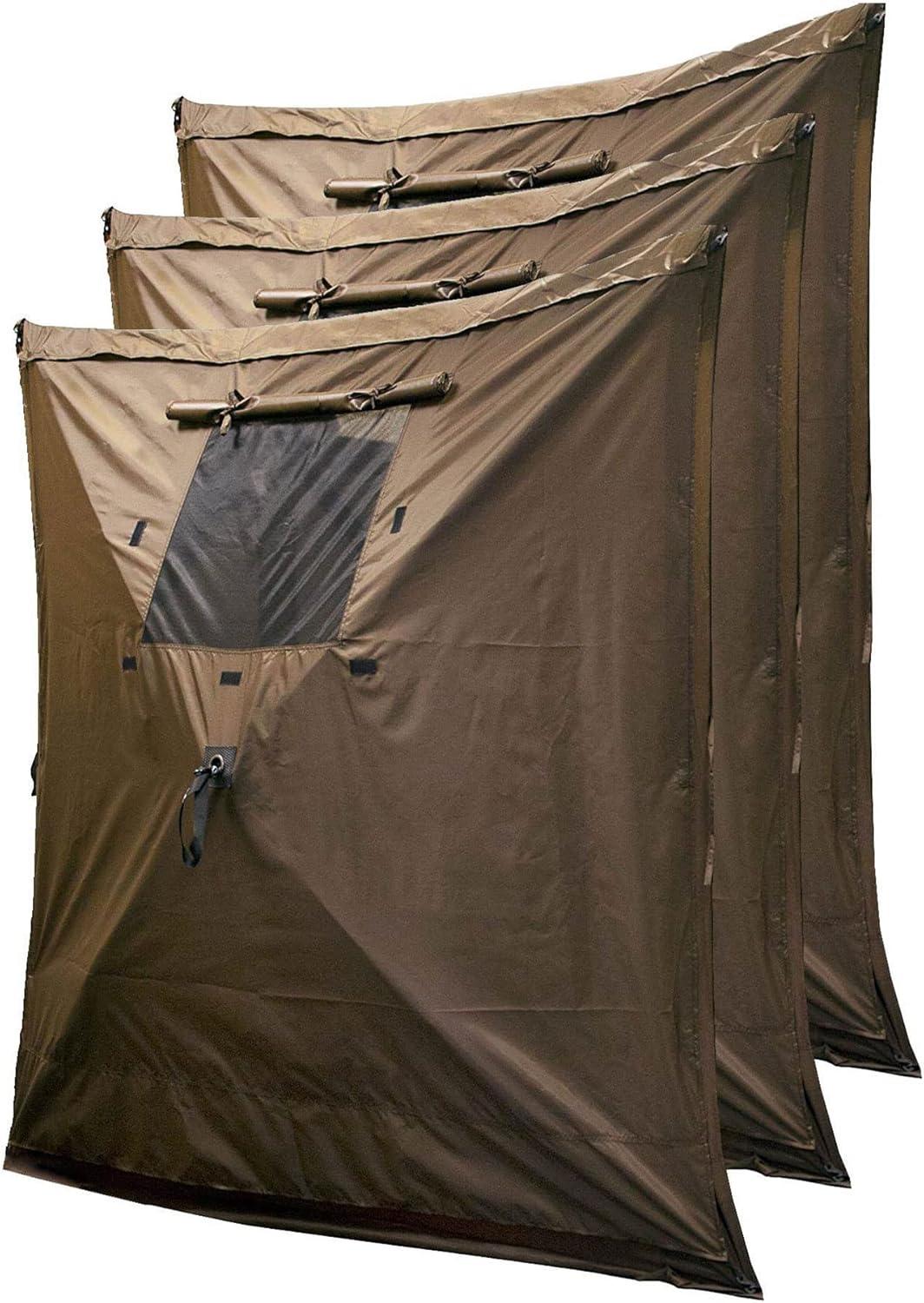 Clam Quick-Set Escape Portable Outdoor Gazebo Canopy Screen + 3 Wind Panels