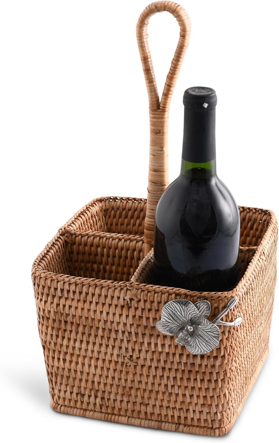 Vagabond House Natural Fibers Square Flatware Caddy
