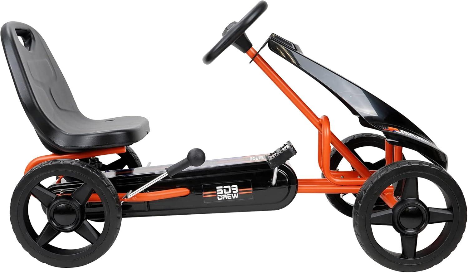 Air Jet Pedal Kids Go Kart, Orange