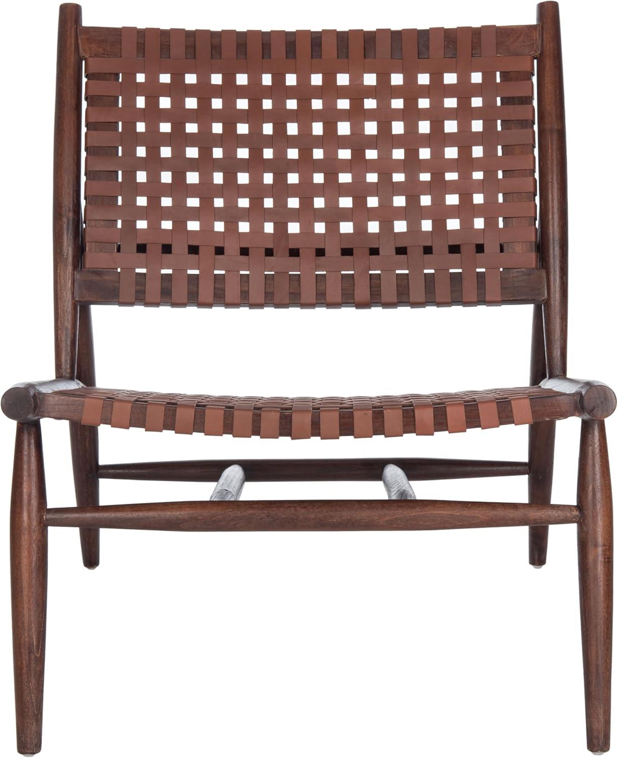 Soleil Accent Chair - ACH1001 - Cognac/Brown - Safavieh