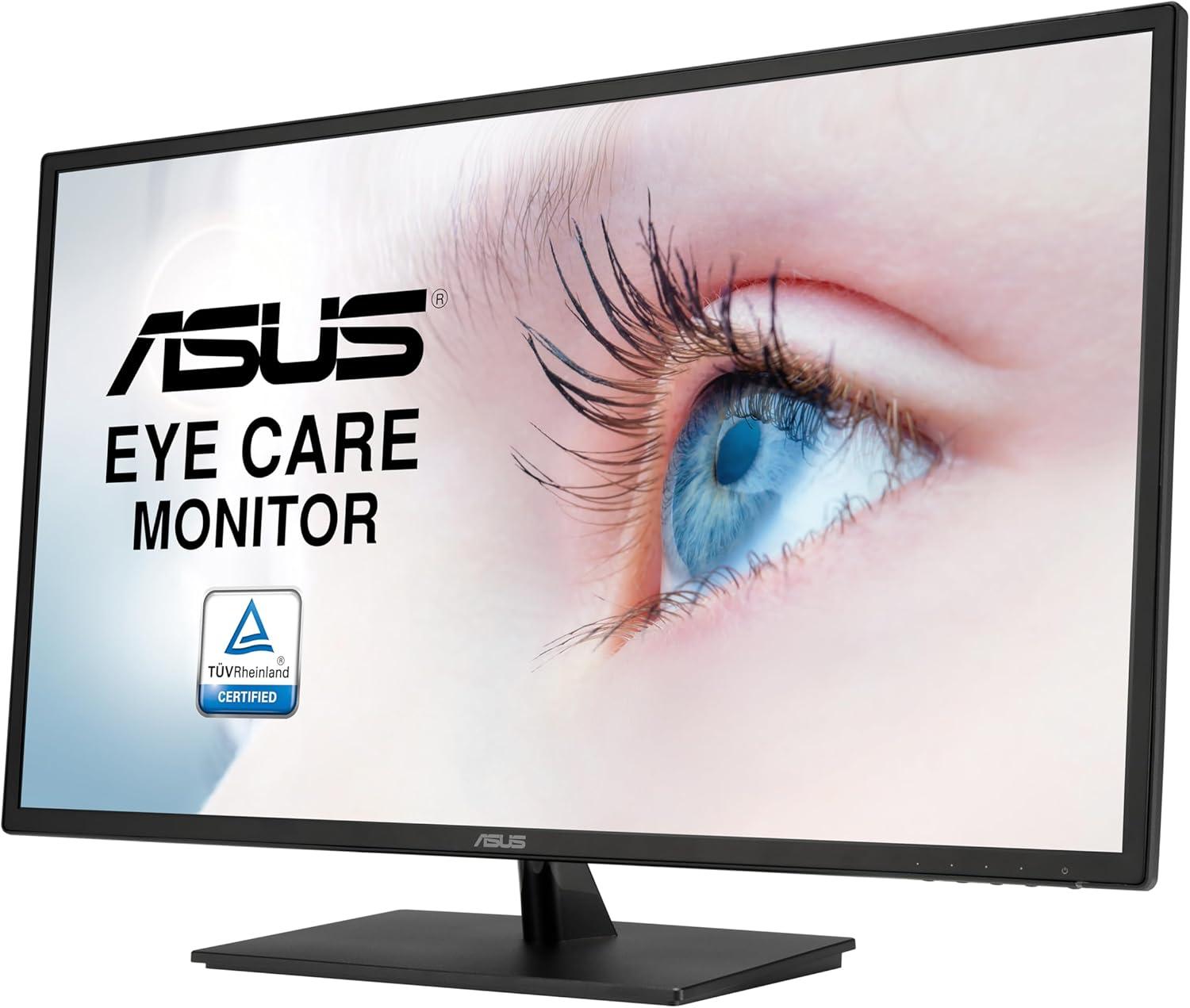 ASUS VA329HE Eye Care Monitor – 32", FHD, 75Hz, Adaptive-Sync/FreeSync™, Low Blue Light, Flicker Free, Wall Mountable