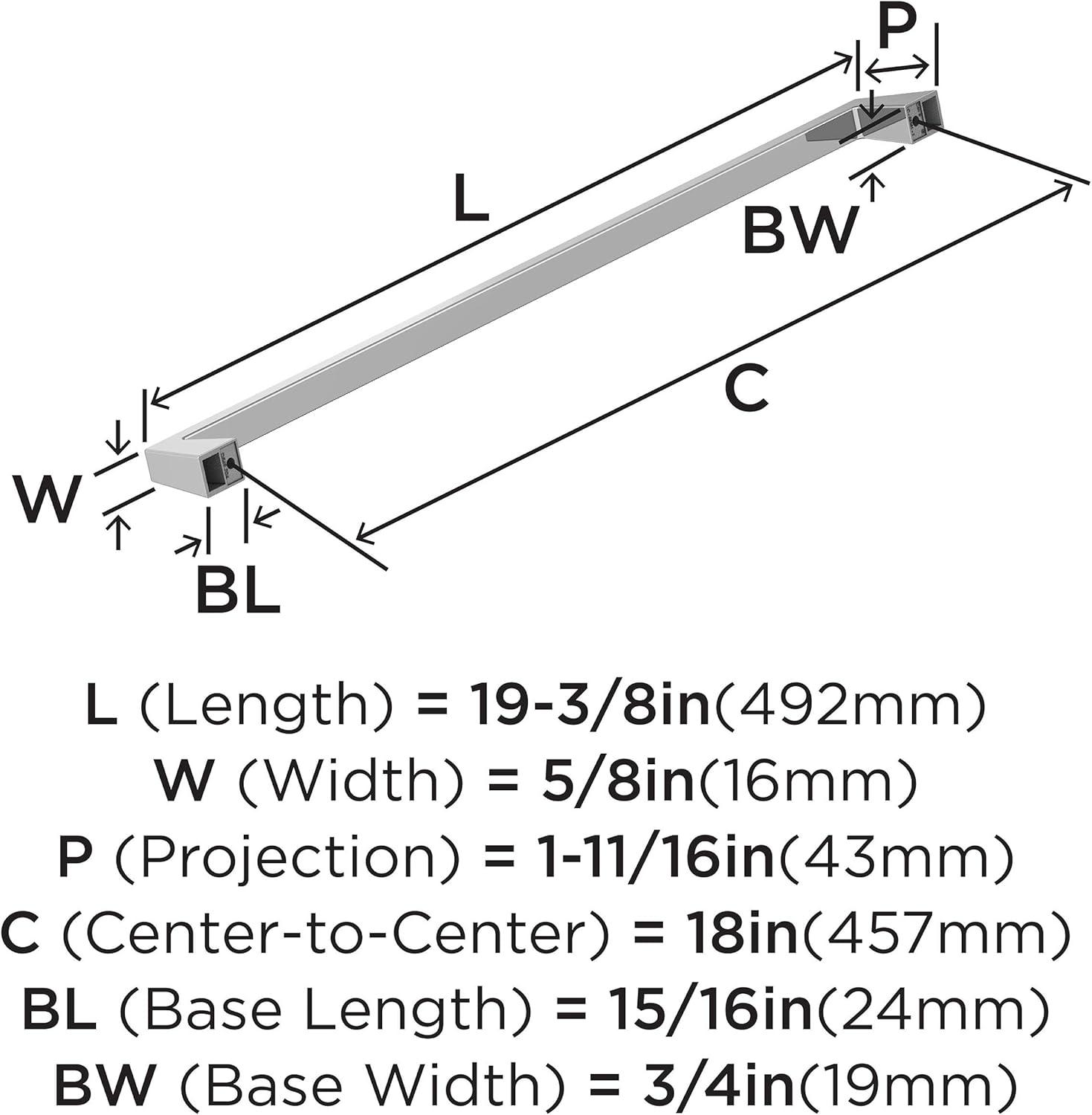 Blackrock 18" Center to Center Appliance Pull