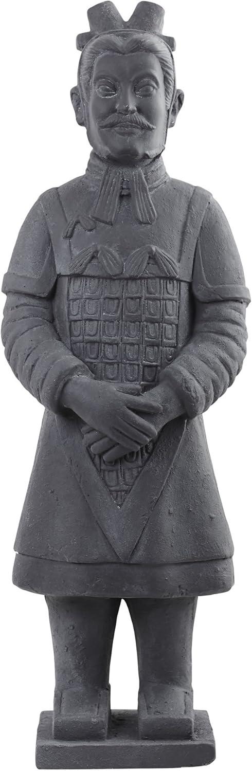 Arlmont & Co. Atas Warrior Weather Resistant Stone Garden Statue