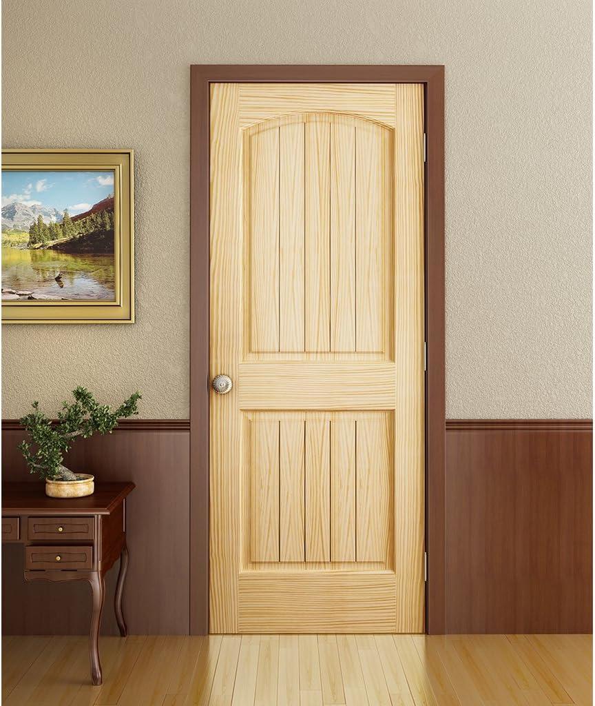 Paneled Solid Wood Unfinished Colonial Standard Door