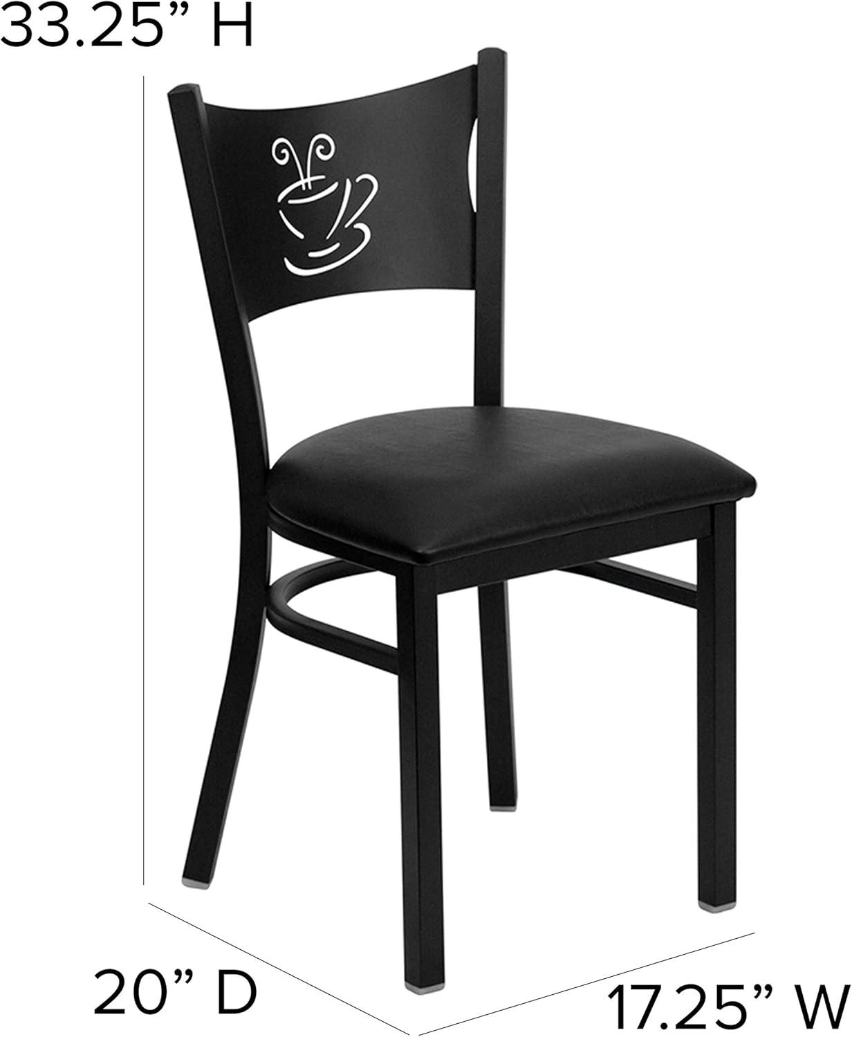 Odyssey Coffee Back Metal Restaurant Chair