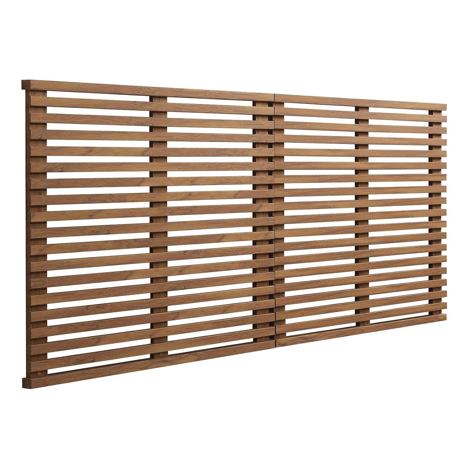 Modway Render Wall Mount Modern Wood King Headboard in Walnut