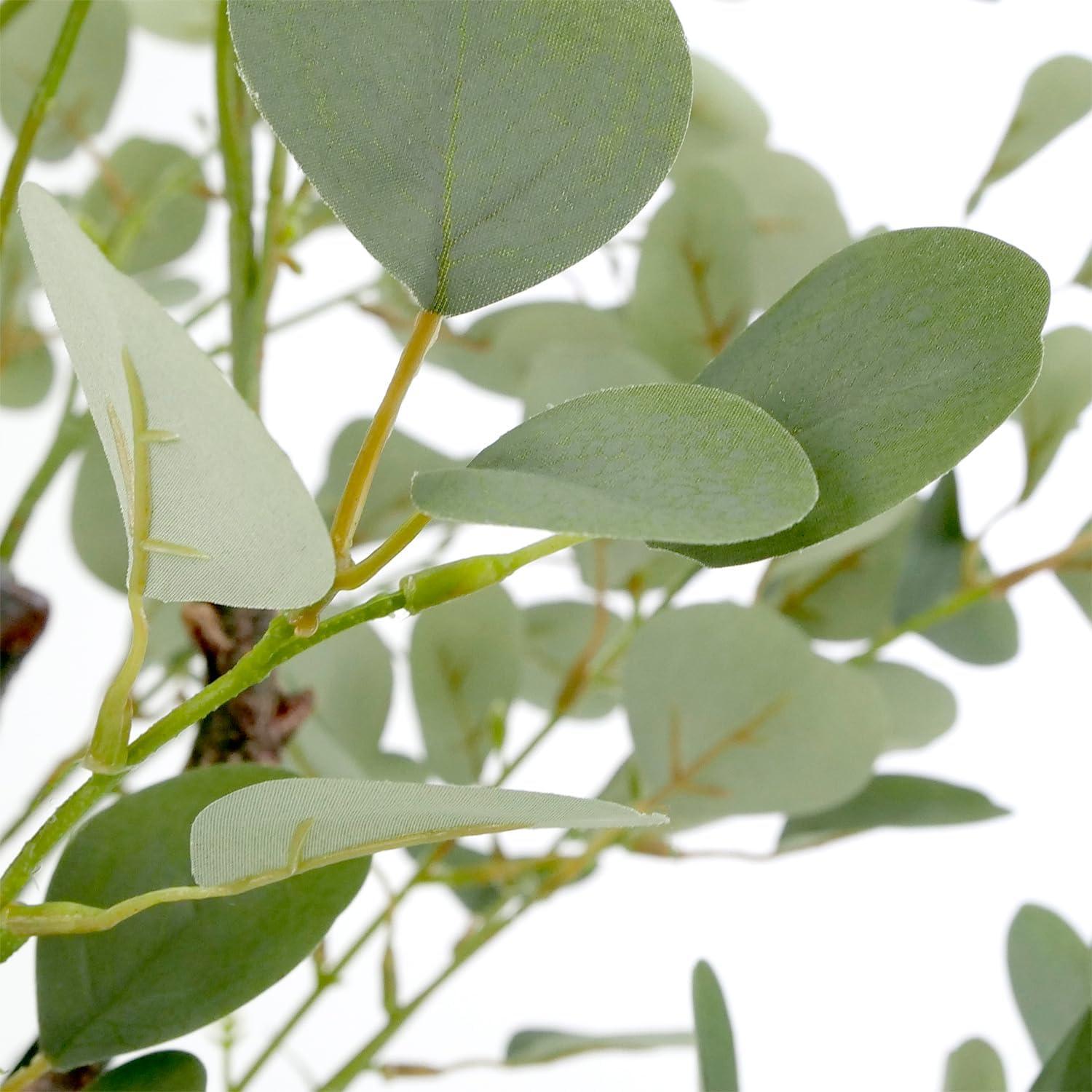 SIGNLEADER Artificial Plant In Planter, Fake Areca Tropical Palm Plant Home Decoration (Plant Pot Plus Plant)