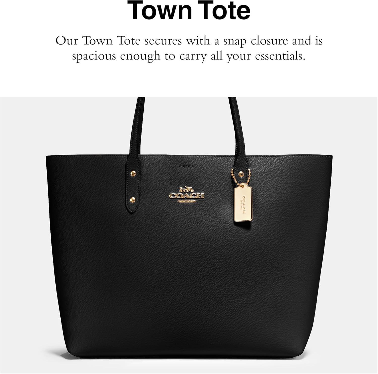 Coach Town Tote in IM/Wine