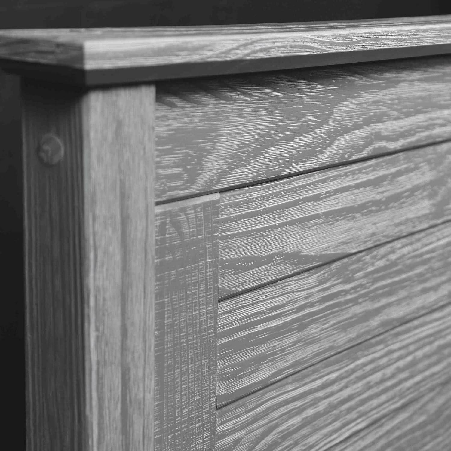 Greenport Solid Wood Louvered Bed