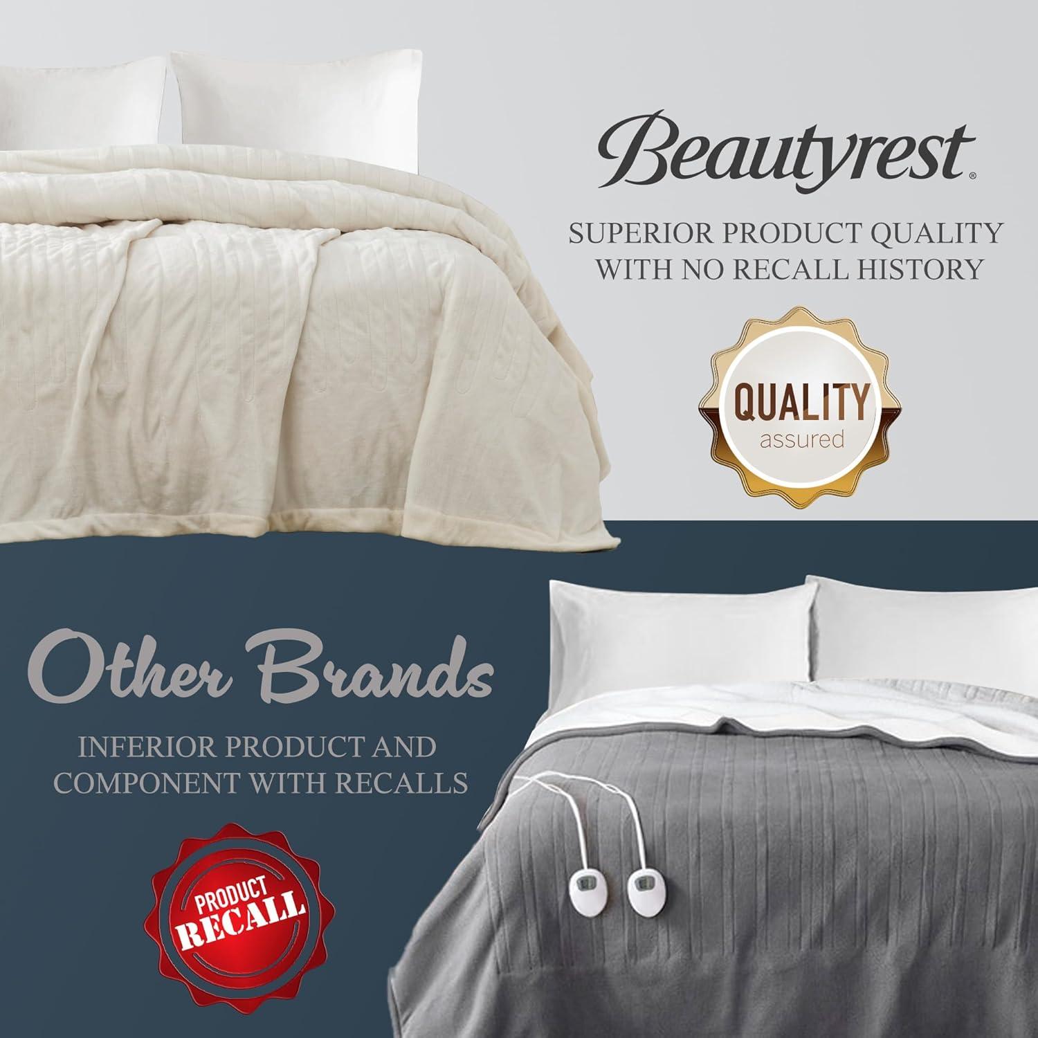 Beautyrest Heated Plush Blanket