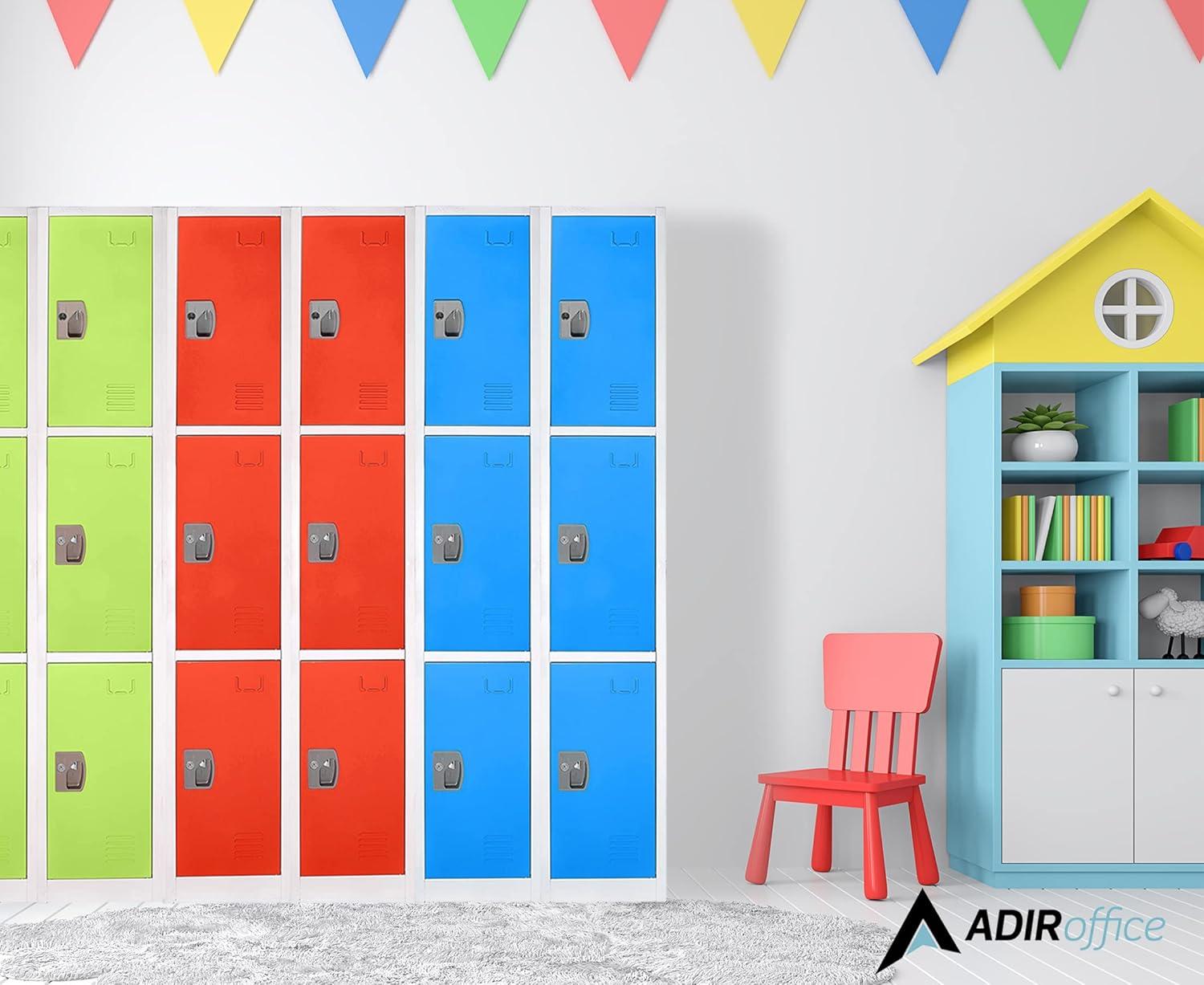 AdirOffice 3 - Tier 3 - Sections 12" Wide Storage Locker