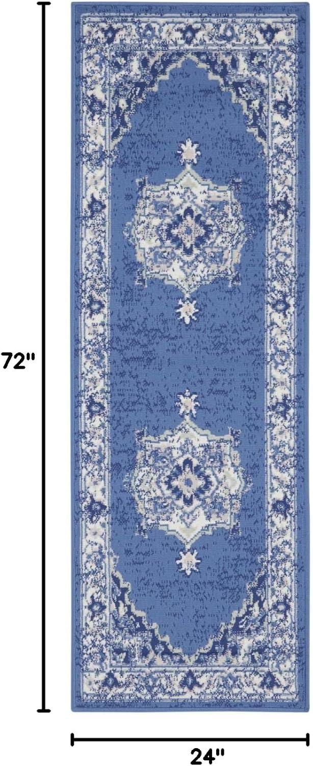 Nourison Whimsicle WHS03 Indoor only Area Rug - Navy 2' x 3'