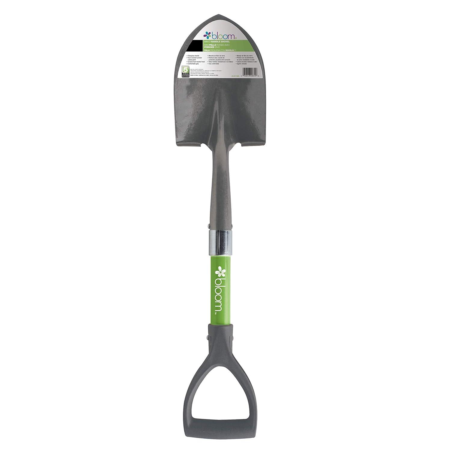 Bloom Mini D-Handle Shovel, Assorted Colors, Quantity 1