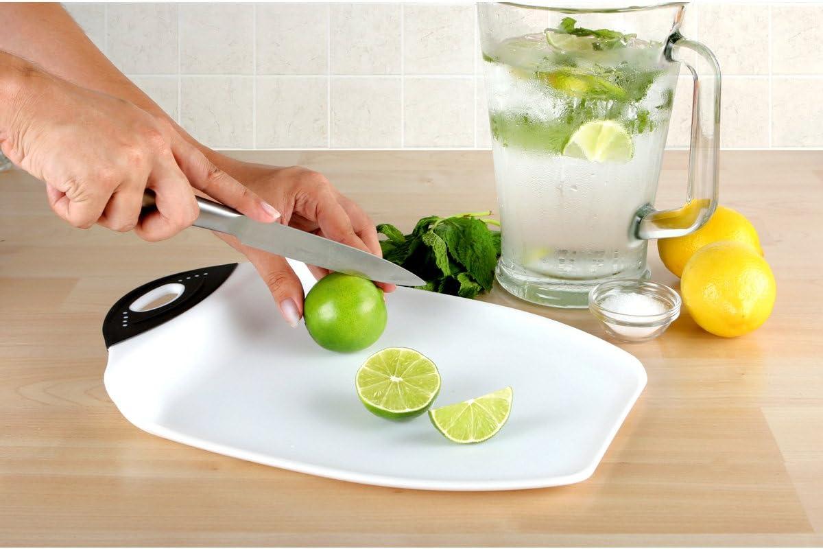 Dexas Medium Chop & Scoop Cutting Board, BPA-Free Plastic