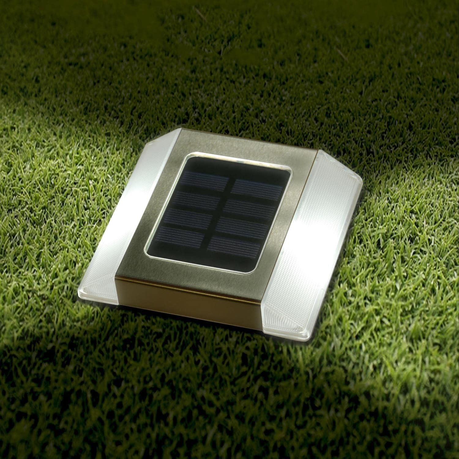 Stainless Steel Solar LED Pathway Light Multipack