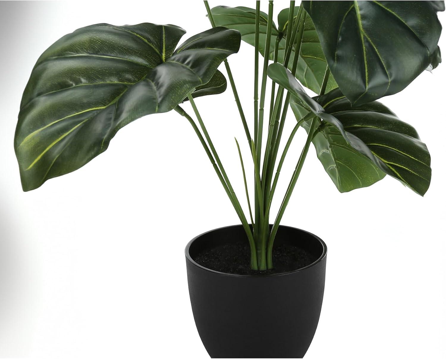 Artificial Plant - 24" Tall - Indoor - Table - Potted - Green Leaves