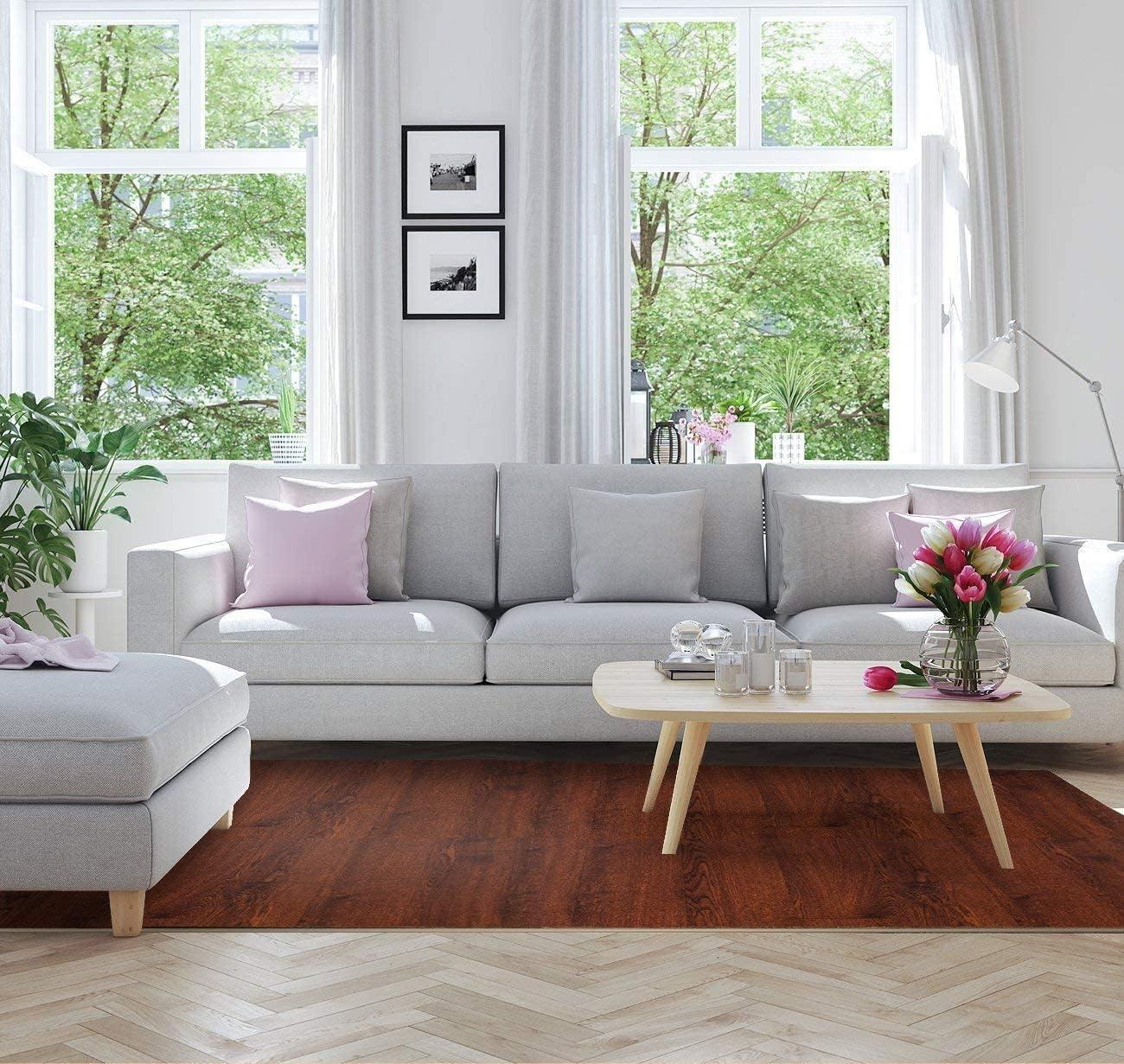 Sorbus 24" x 24" Brown Foam Interlocking Floor Mats, 12 Piece