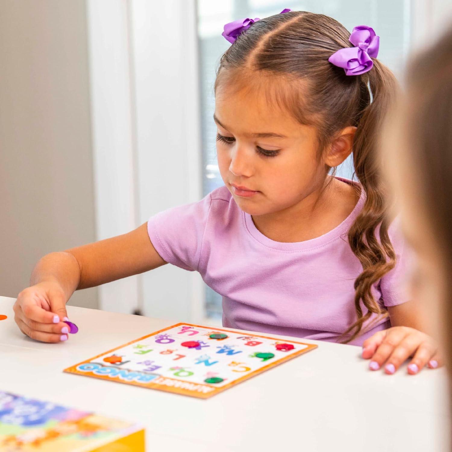 Hapinest Alphabet Bingo ABC Letter Preschool Learning Board Game for Toddlers and Kids
