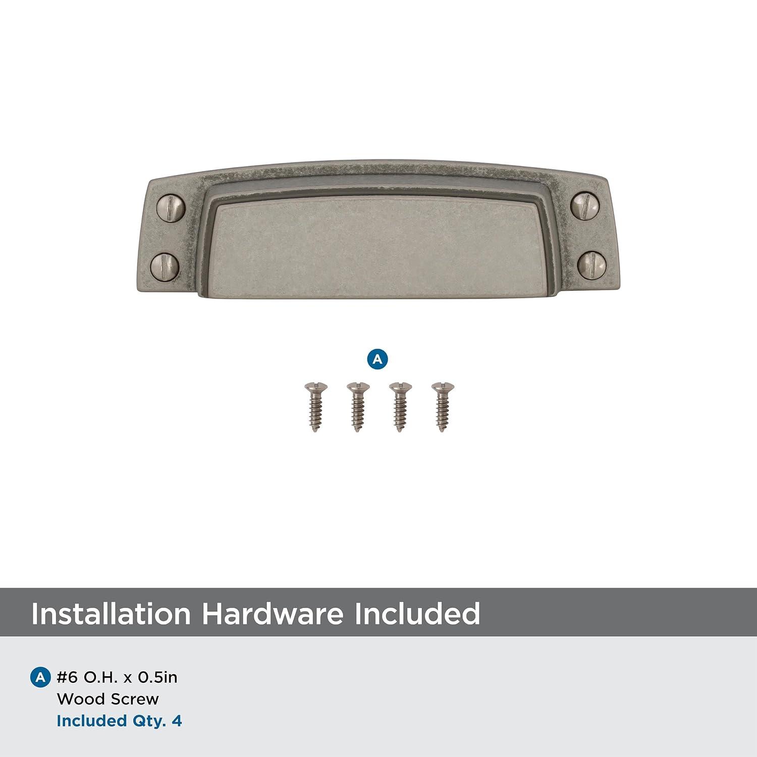 Amerock Highland Ridge 3 1/2" Center to Center Cup/Bin Pull