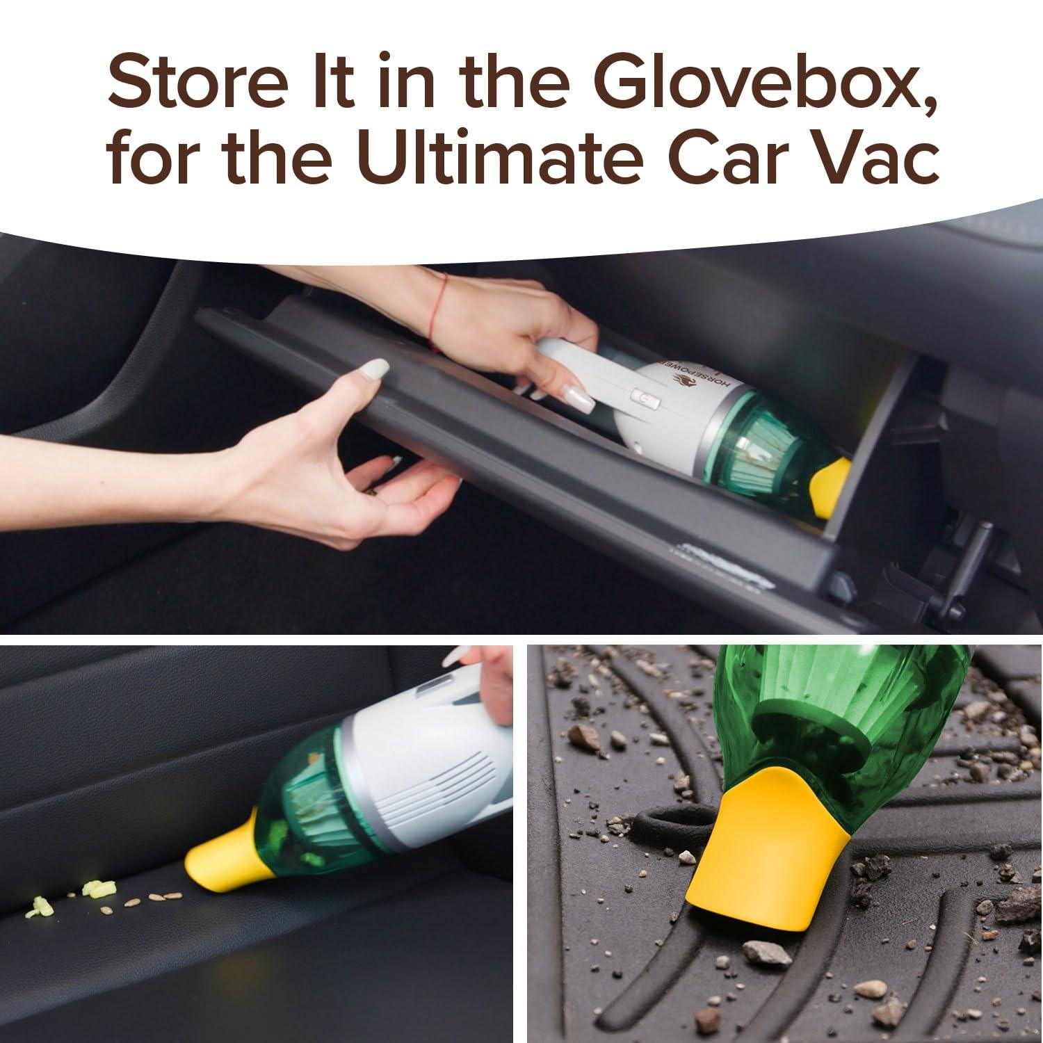 Horsepower Duck Vacuum, Rechargeable Handheld Vacuum with Accessories - New - Cordless - Portable - As Seen on TV