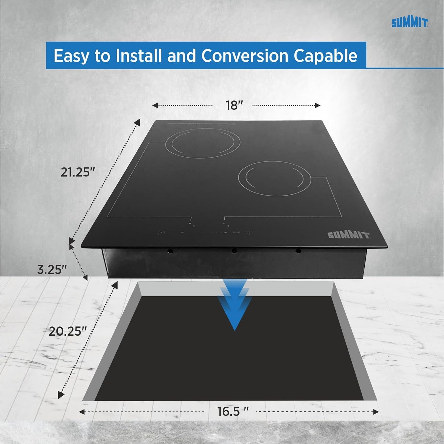 Summit Appliance Black Electric Cooktop