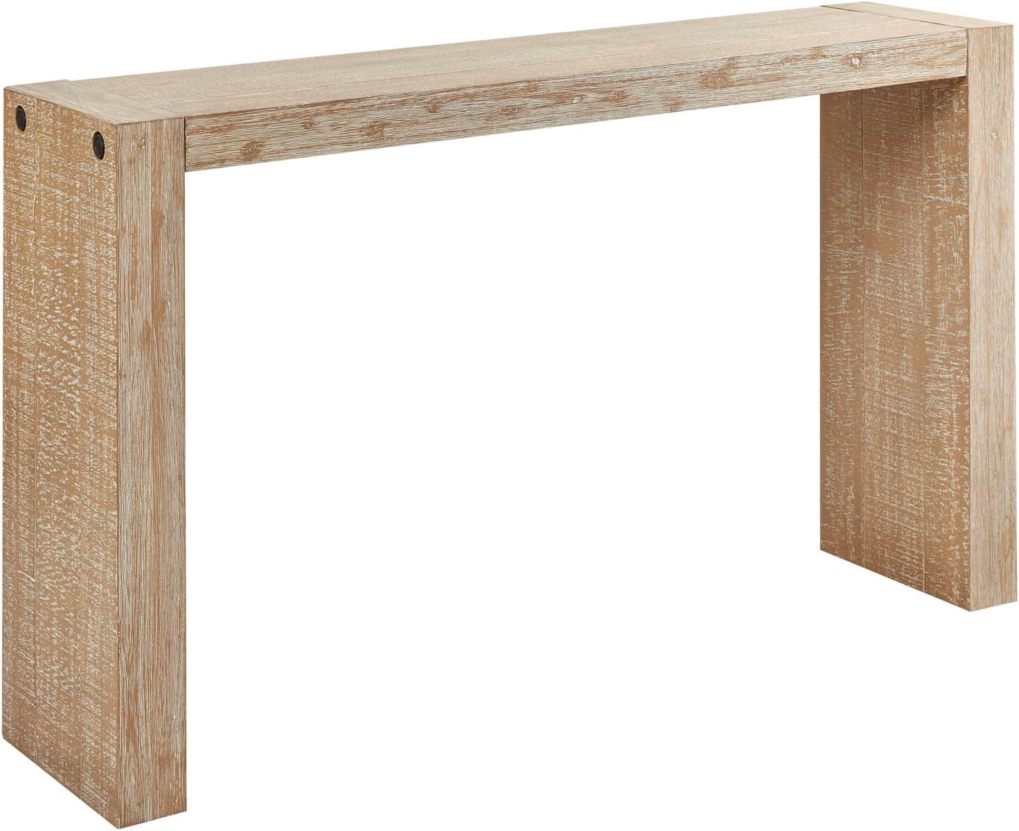 Monterey 64'' Reclaimed Wheat Grain Solid Wood Console Table