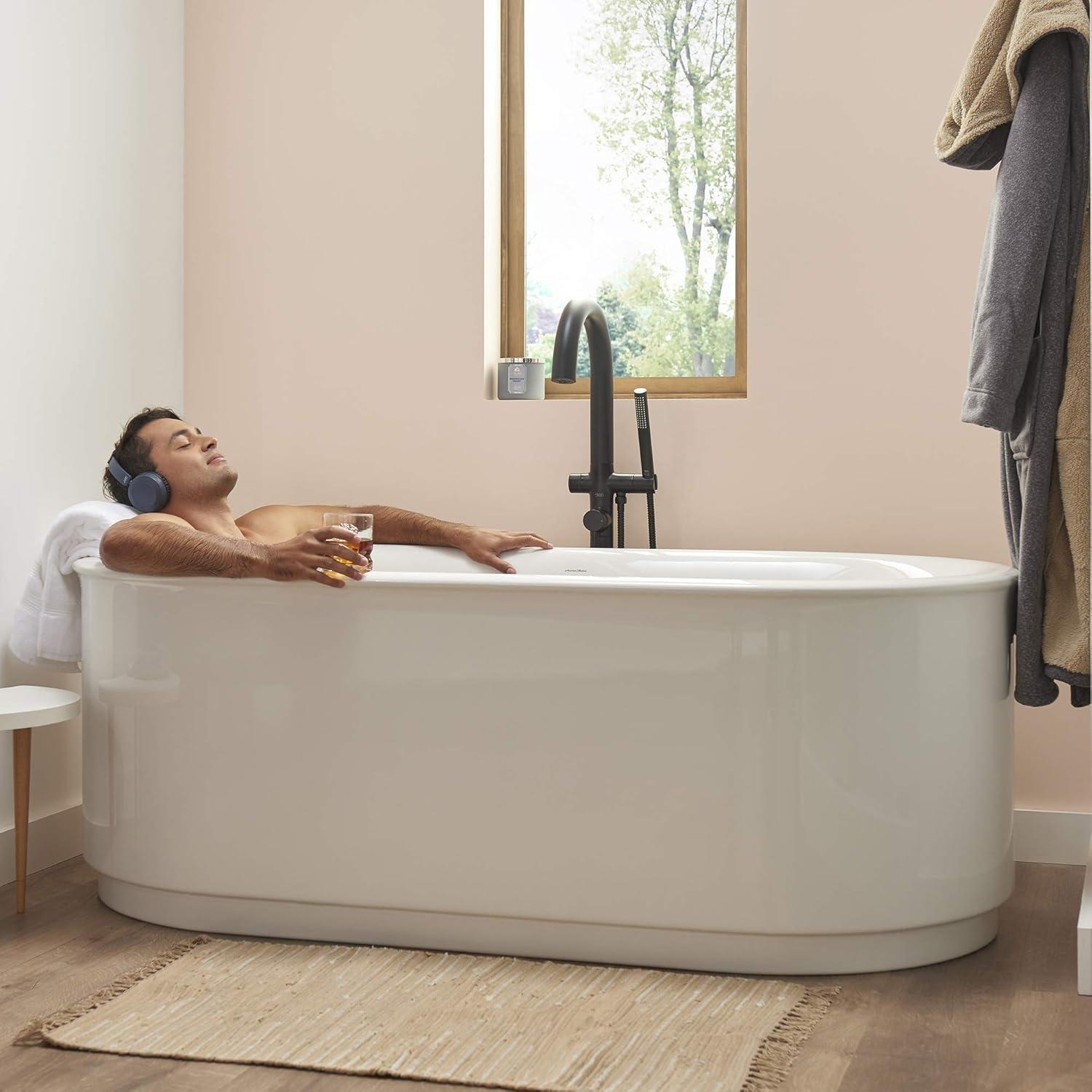 1 Handle Floor Tub Filler with Diverter