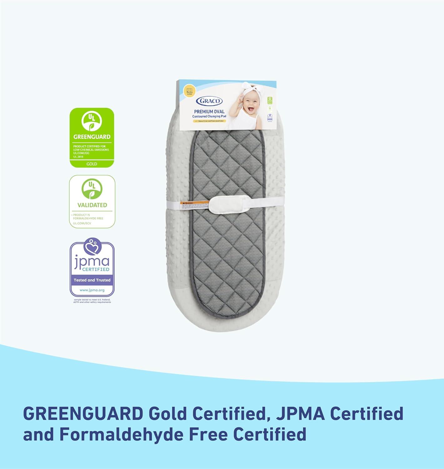 Graco Premium Oval Contoured Changing Pad