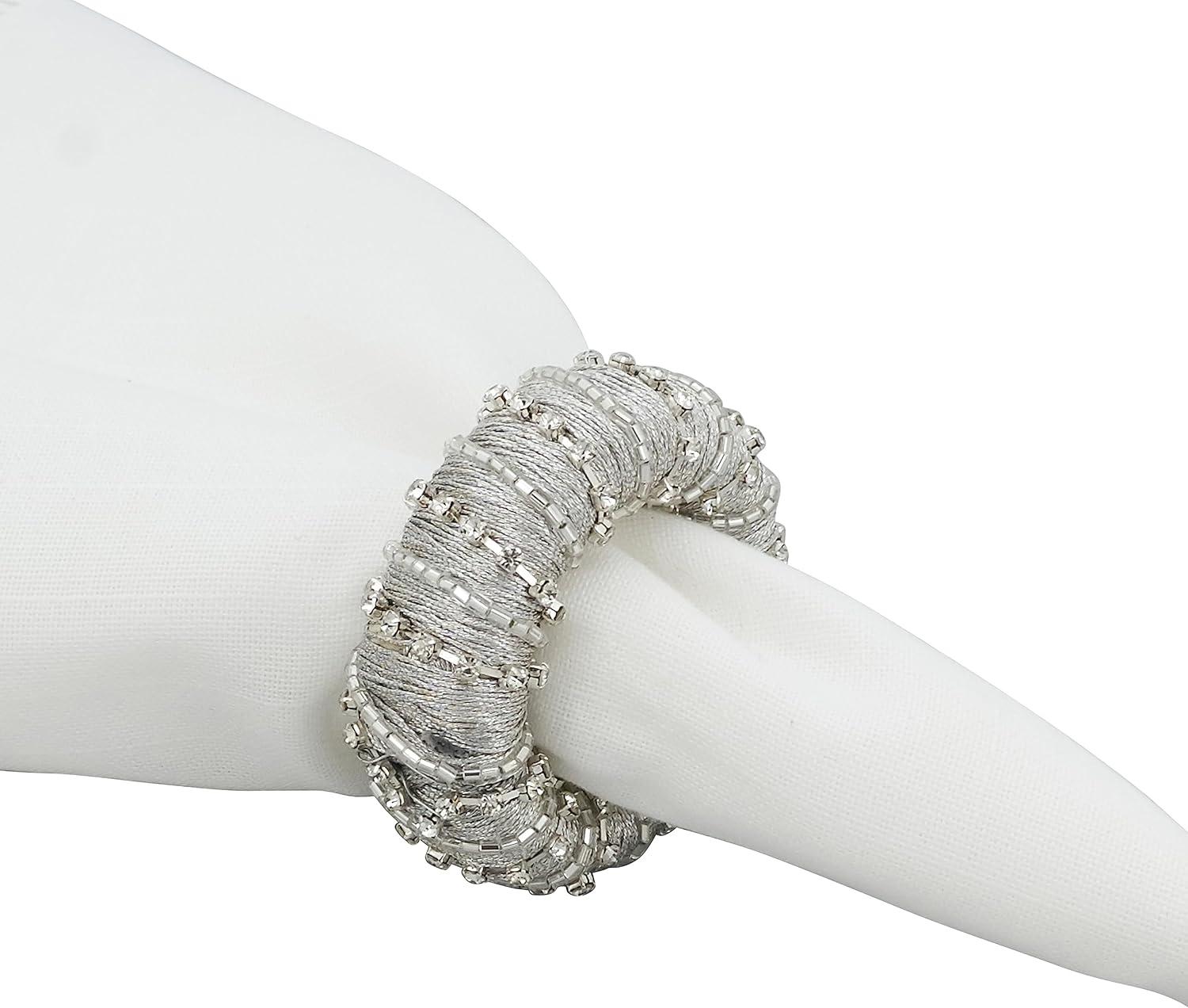 Saro Napkin Ring Collection Napkin Ring (Set of 4)