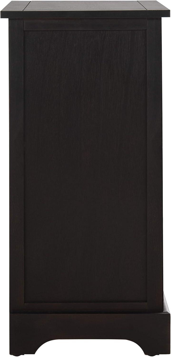 Carrie Side Storage Side Table - AMH5700F - Brown - Safavieh Couture