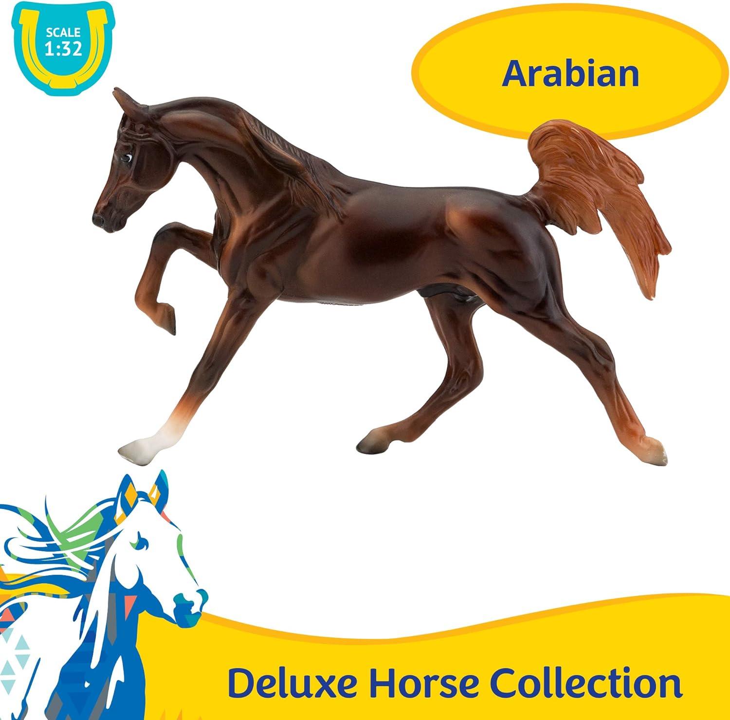 Breyer Stablemates Deluxe Horse Collection Figure Set W/ 8 Horses - 1:32 Scale