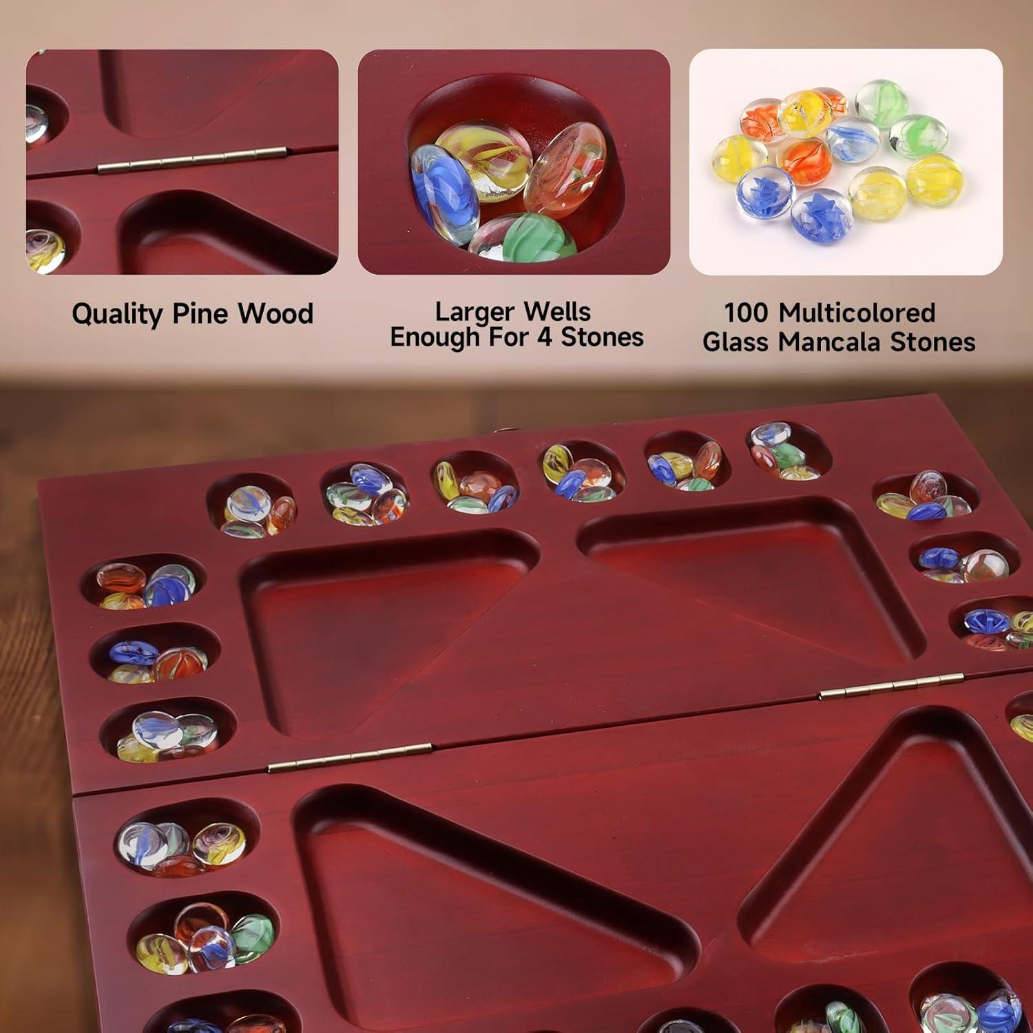 4-Player Mancala Board Game
