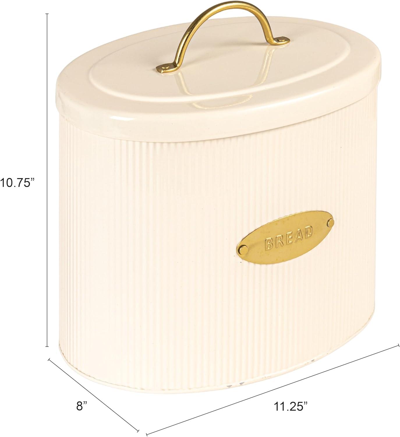 Creative Co Op Leather Elegant and Stylish Design Bread Box