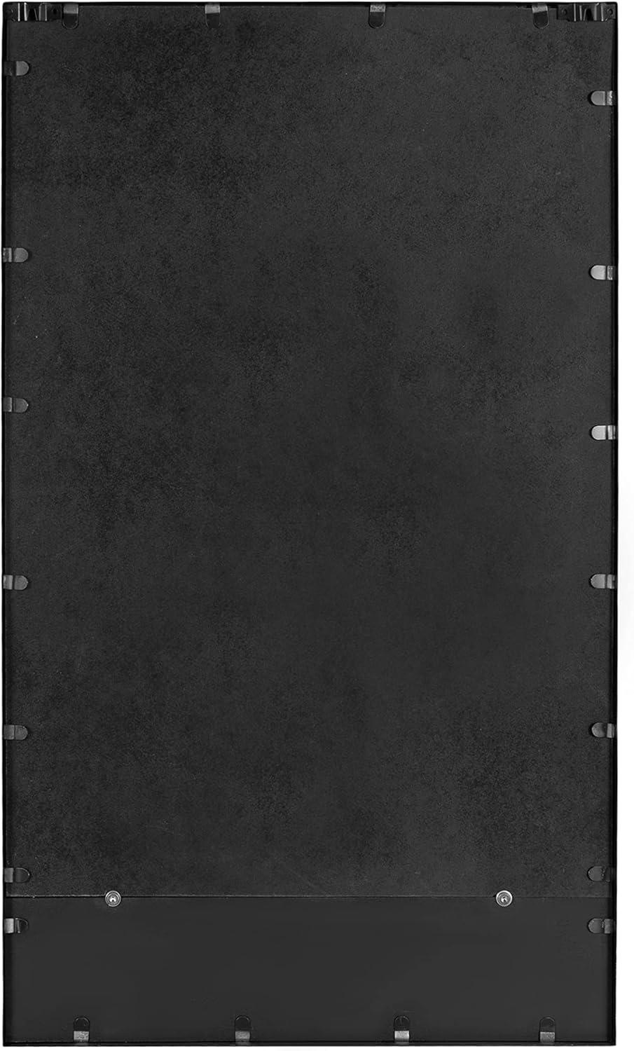 20"x4"x34" Owing Magnetic Chalkboard Rustic Brown - Kate & Laurel All Things Decor