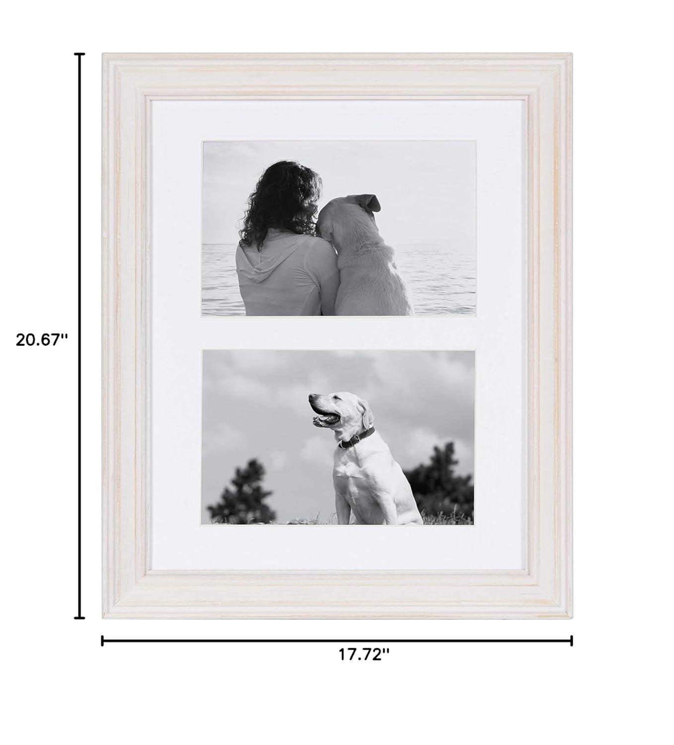 10pc Bordeaux Frame Box Set Matte White - Kate & Laurel All Things Decor: Wall Display, Modern Decor Style