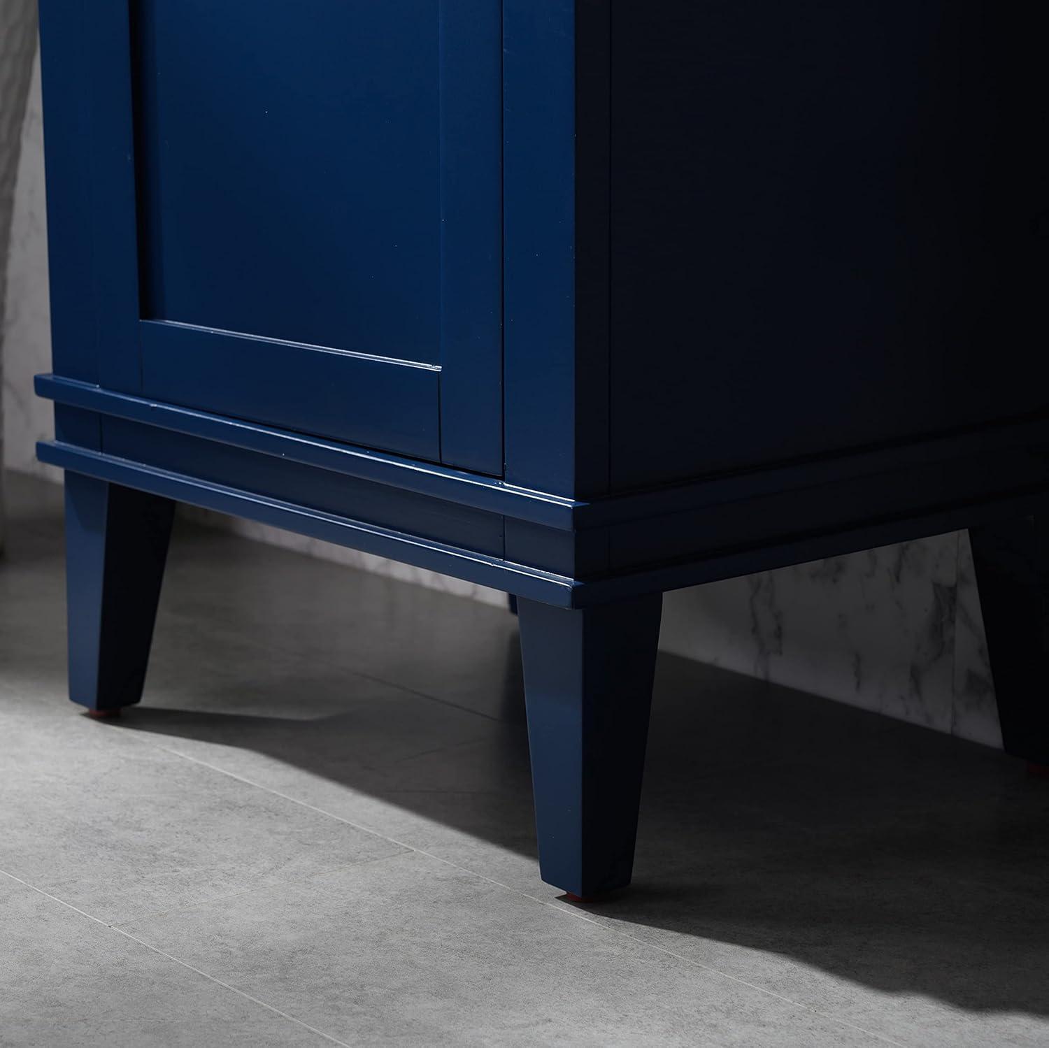 Avery 20" Single Bathroom Vanity with Porcelain Top - Blue