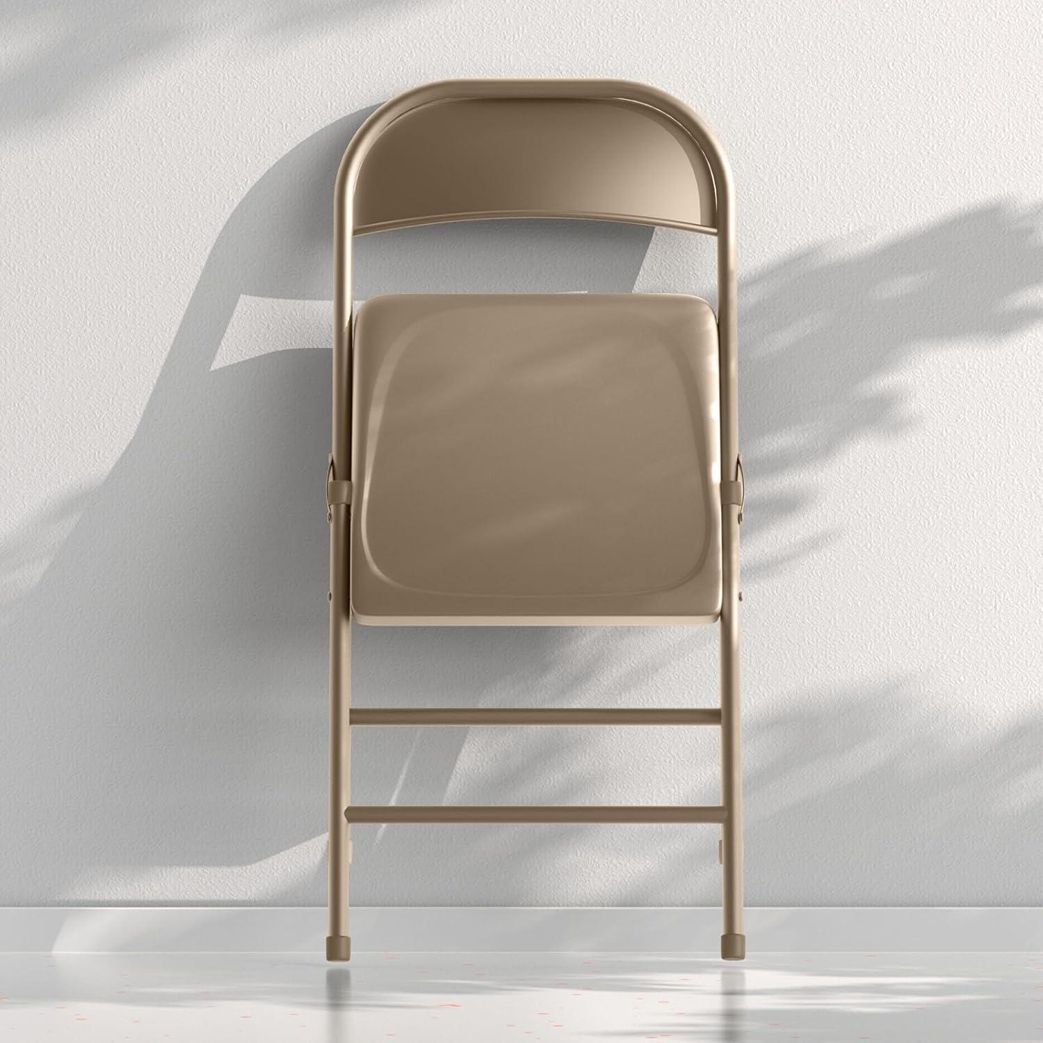 Commercialine Steel Folding Chair Set (Set of 4)