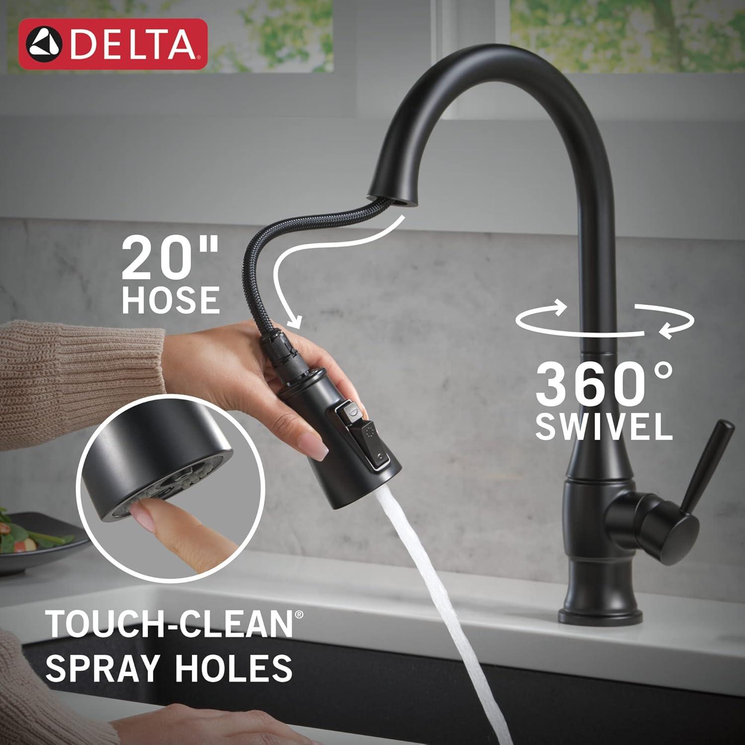 Hazelwood Pull Down Sprayer Kitchen Sink Faucet with Matching Soap Dispenser