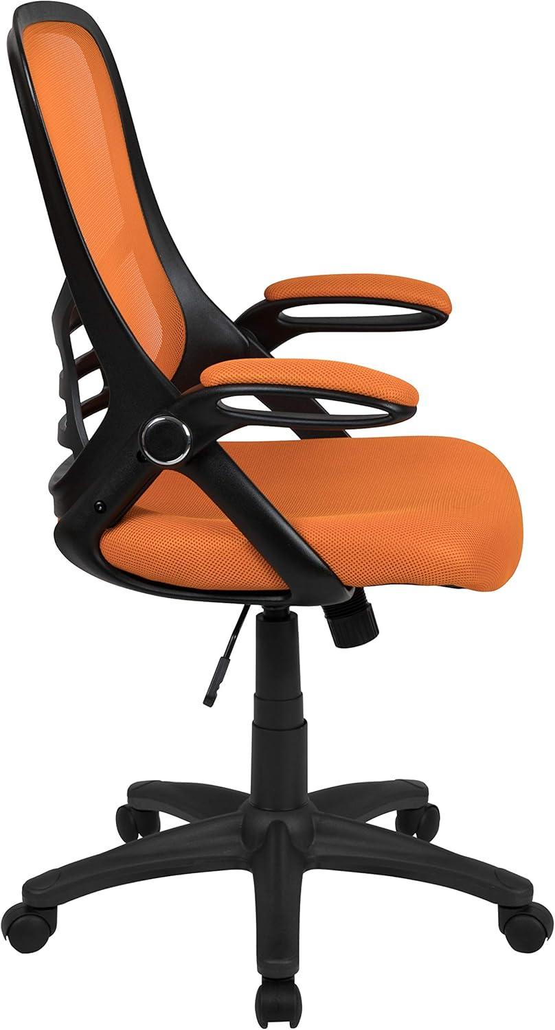 Flash Furniture Cappello High-Back Mesh Swivel Ergonomic Office Chair with Flip-Up Arms