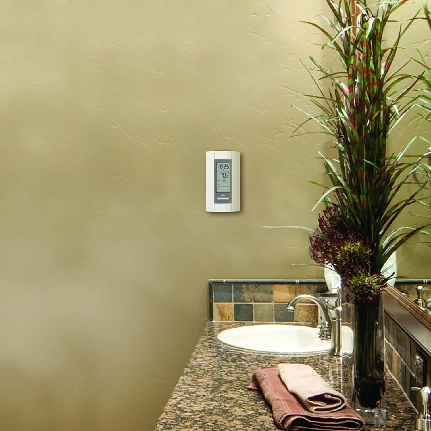 CADET TH114A-240D-B Electric Non-Prog Wall Stat,15A,DP, 240/208V, White