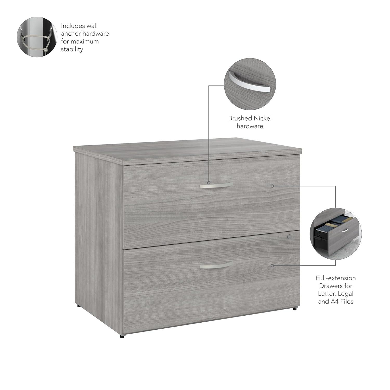 Studio C 36'' Wide 2 -Drawer File Cabinet
