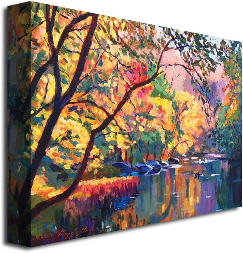 Trademark Fine Art -David Lloyd Glover 'Color Reflections' Canvas Art