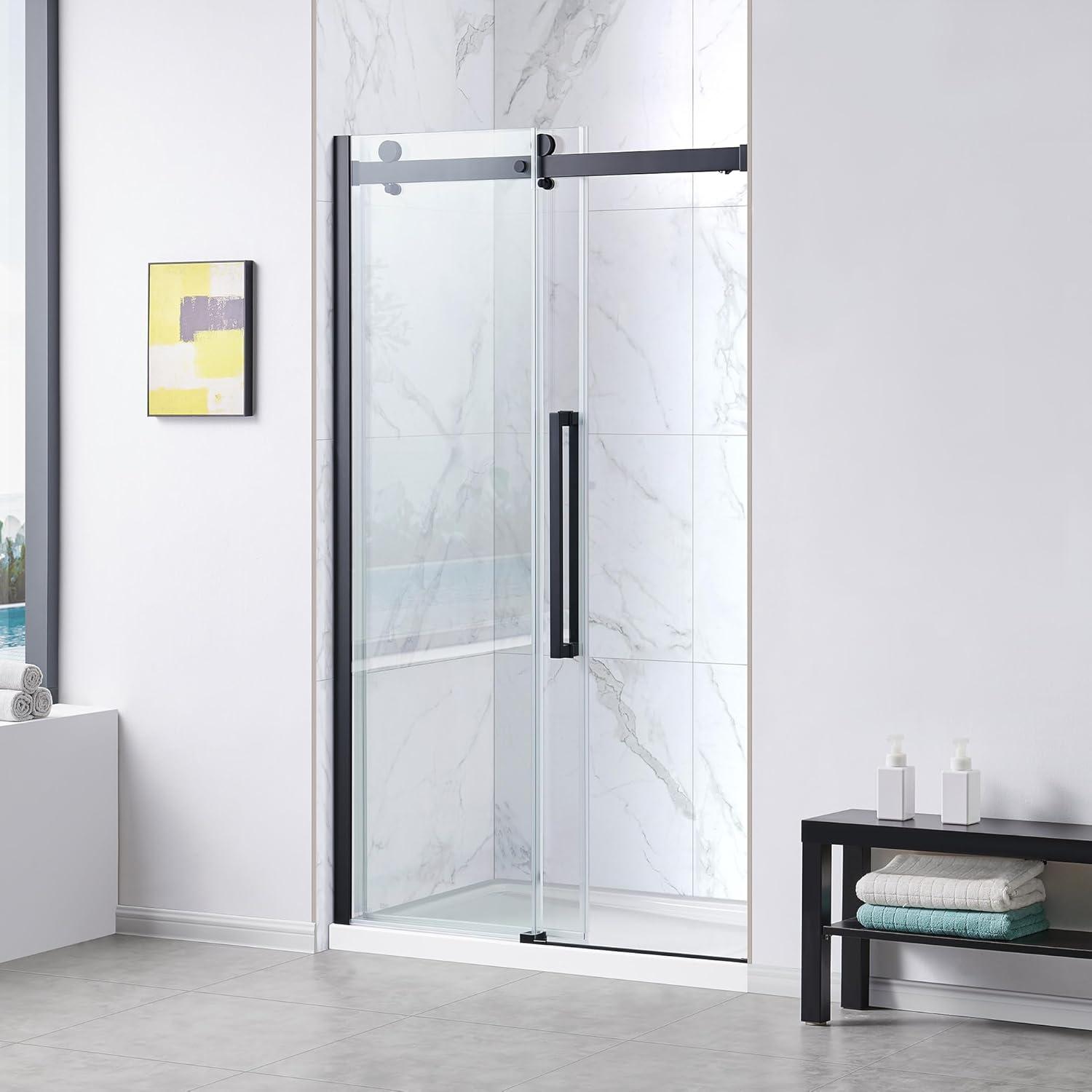 OVE Decors Bel Soft Close 2-Piece 32" x 48" x 81" Base/Door Rectangular Alcove Shower Kit