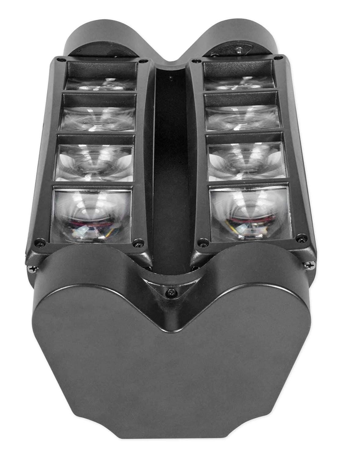 Rockville Spyder LED (8) Beam Moving Head Motorized DMX DJ/Party/Club Pro Light