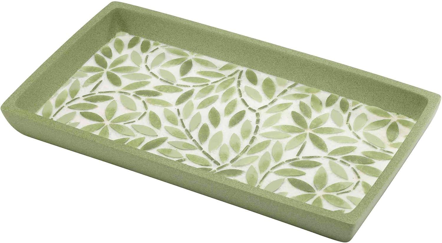 Avanti Linens Stratford Green Tray