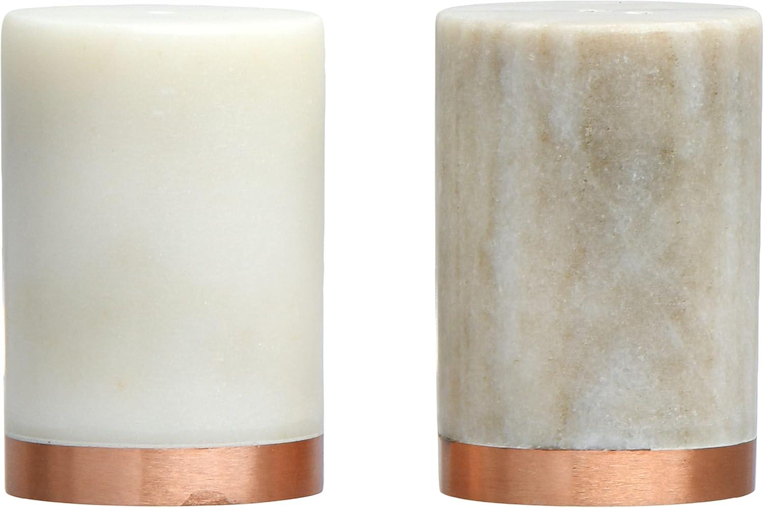 Marble Salt And Pepper Shaker Set