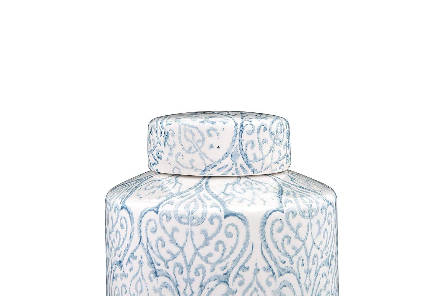 Ceramic Ginger Jar (10-1/8") - Storied Home