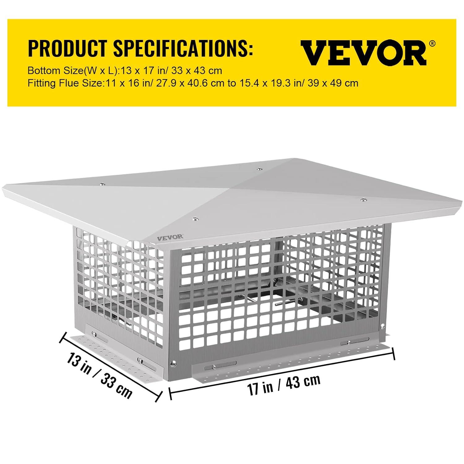 13 x 17 in. Chimney Cap